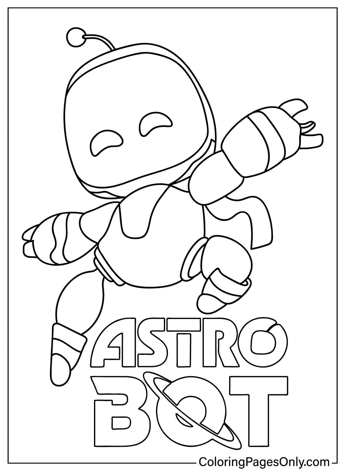 20 Fun Astro Bot Coloring Pages for Kids and Adults