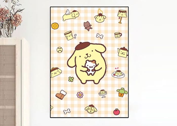 Make DIY Bedroom Decor with Pompompurin Wall Art