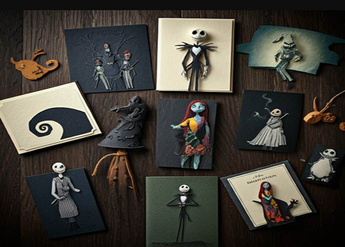 Making Nightmare Before Christmas Cards