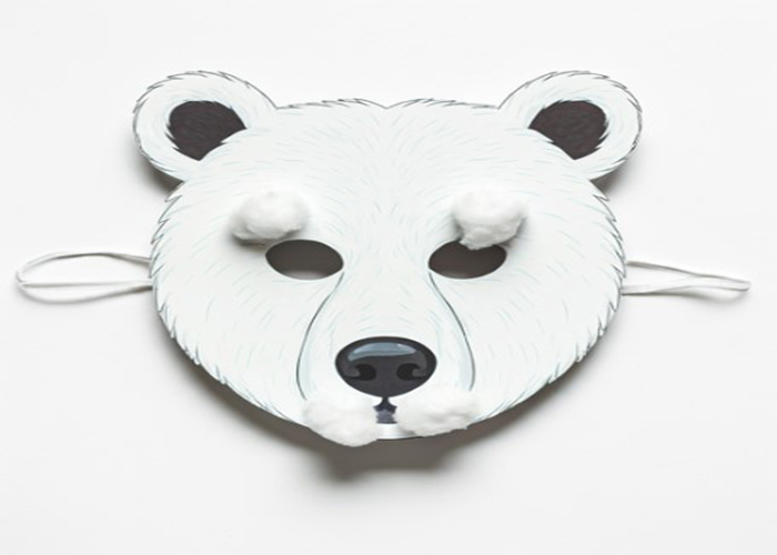 Making Polar Bear Mask