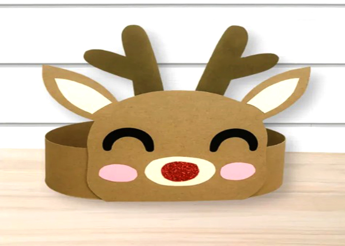 Making Reindeer Headbands