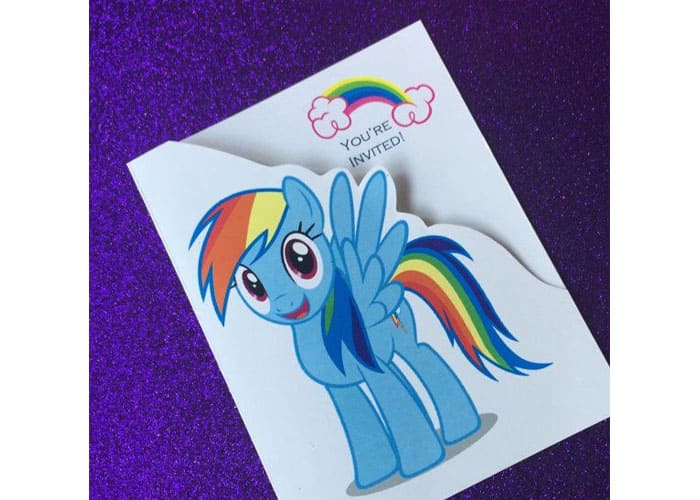 Making a Rainbow Dash Card