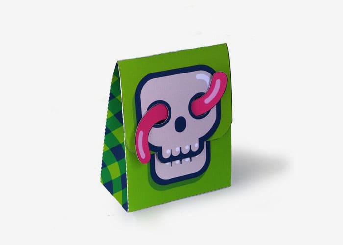 Making the Halloween Skull Gift Box