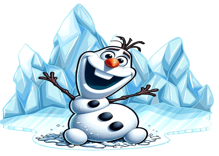 Olaf In Winter Wonderland