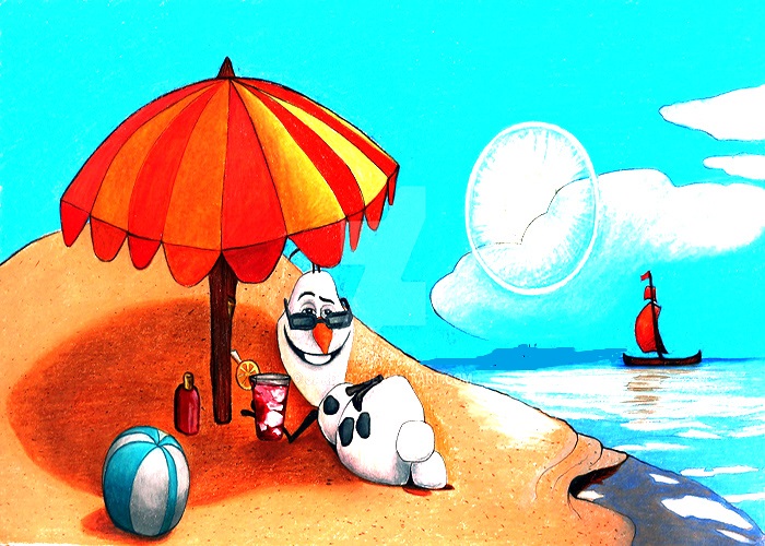 Olaf and His Dream of Summer