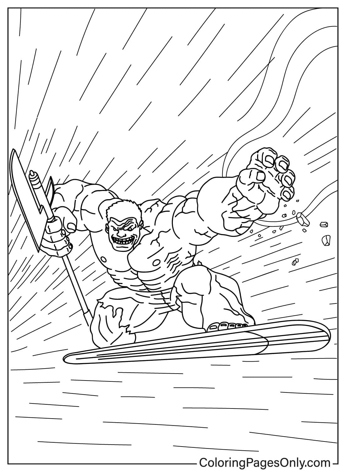 12 Red Hulk Coloring Pages - Fun and Creative Printable Sheets