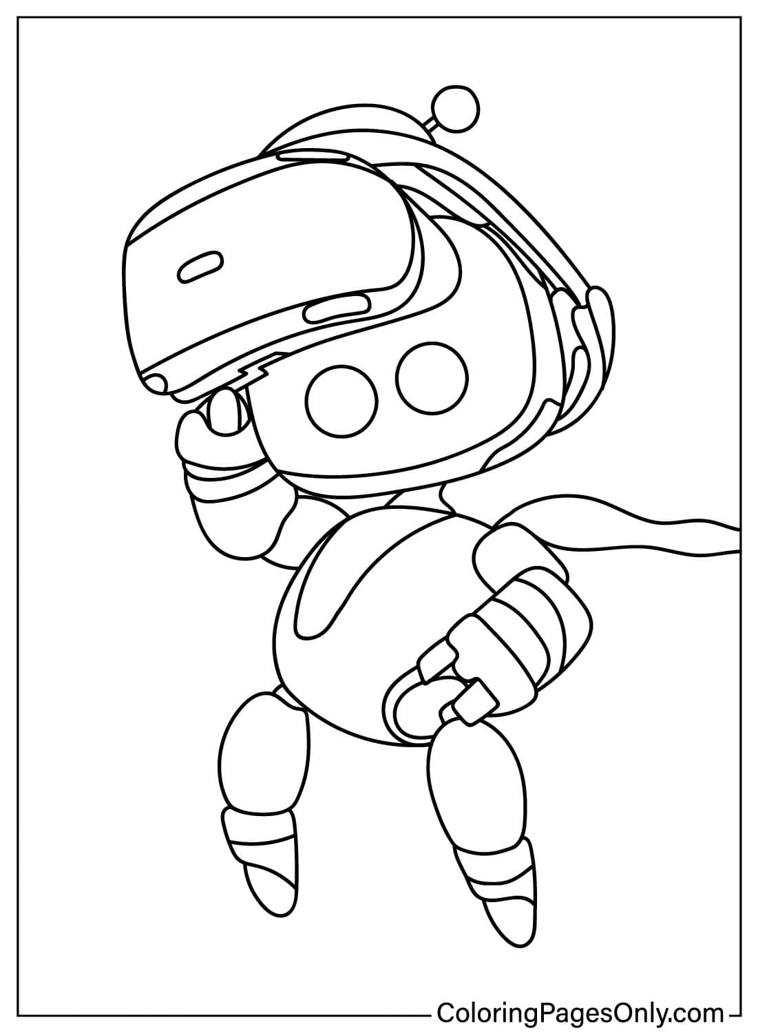 20 Fun Astro Bot Coloring Pages for Kids and Adults