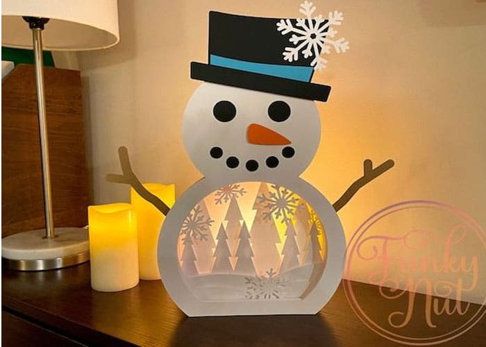 Snowman Lantern