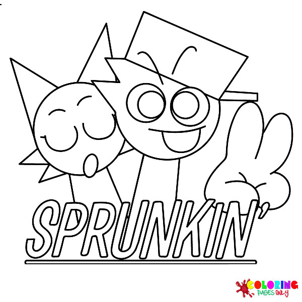 Sprunki Incredibox Coloring Pages