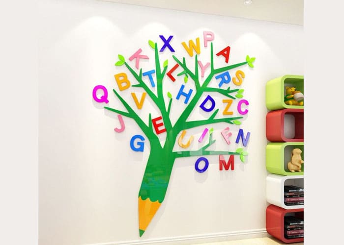 Study corner decoration with Alphabet Lore