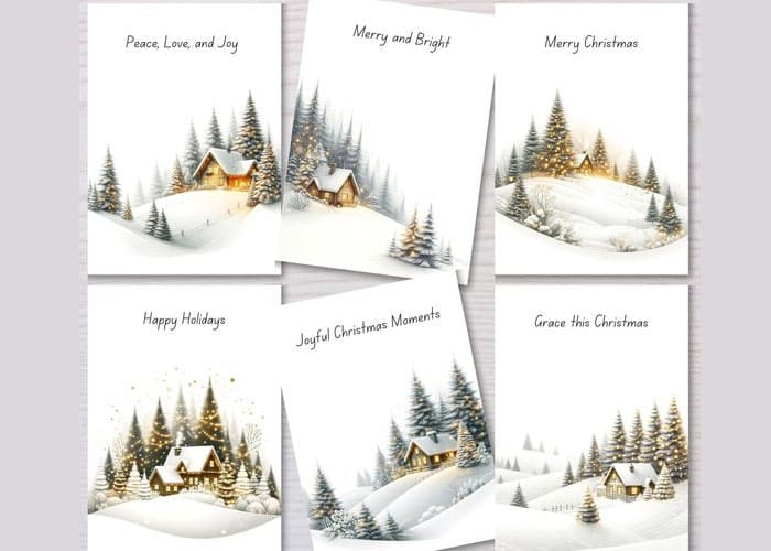 Winter Card Set