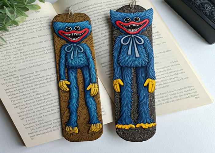 Decorating Huggy Wuggy And Mommy Long Legs Bookmarks