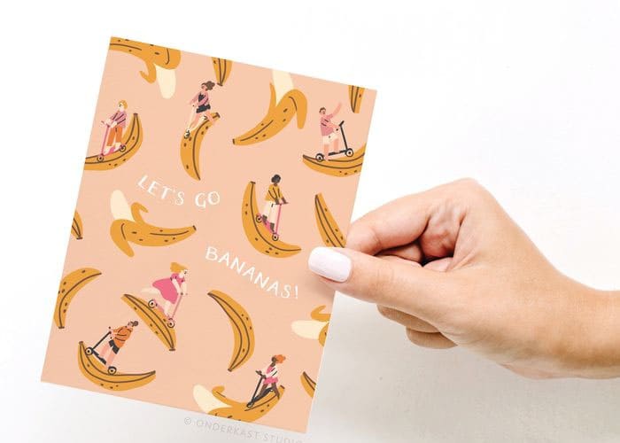 Banana Greeting Cards