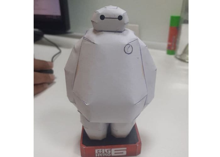 Baymax Paper Puppets