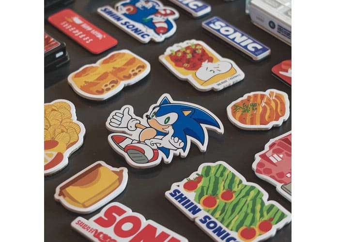 Crafting Shin Sonic Refrigerator Magnets