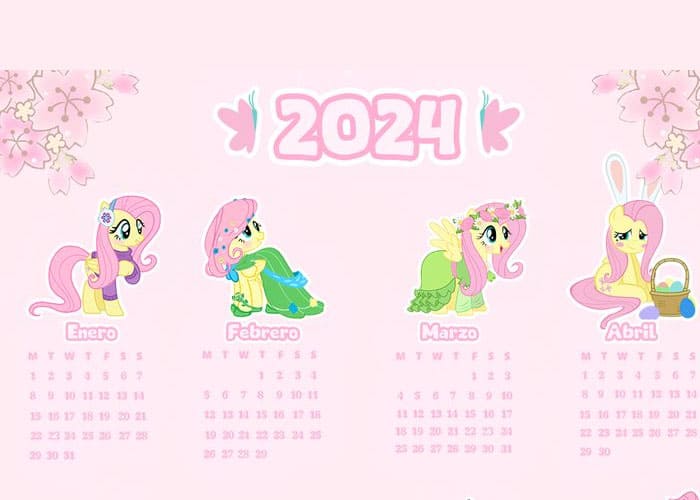 Crafting a Fluttershy Wall Calendar