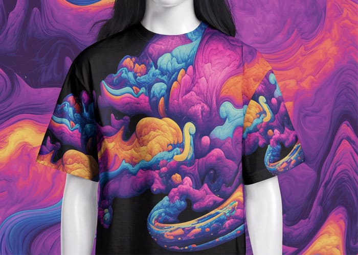 Create T-shirts with Psychedelic Style