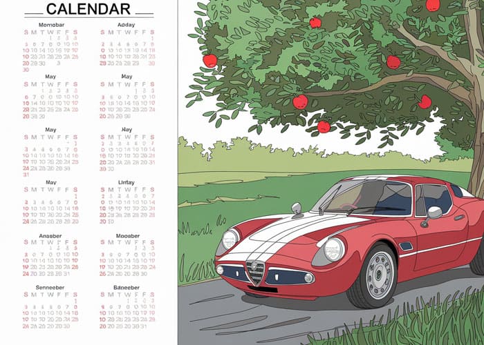 Create a Personalized Alfa Romeo Calendar