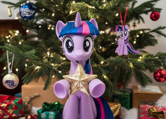 Creating Christmas Decorations with Twilight Sparkle