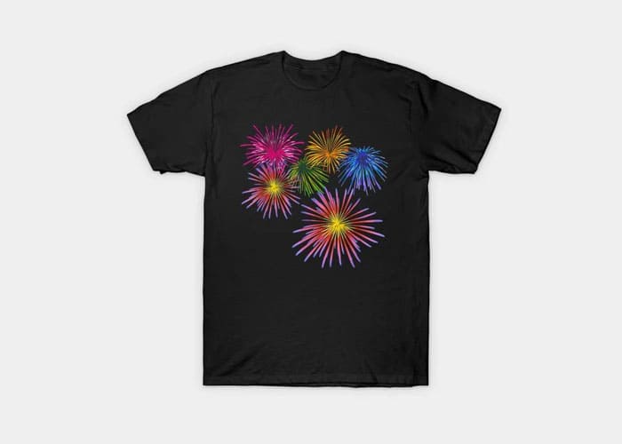 Creating Fireworks T-shirts