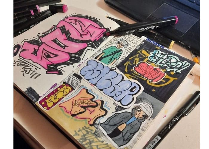 Creating Graffiti Art Notebook