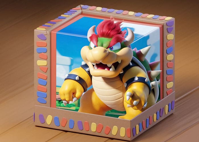 Creating a Mini Storage Box with Bowser Jr Images