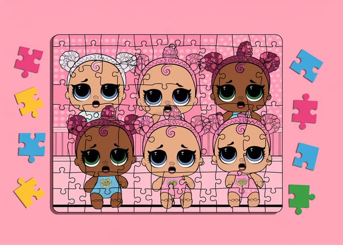 Cry Babies Magnetic Puzzle