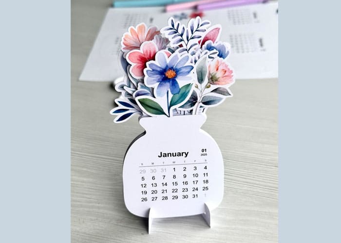 DIY Desk Calendar