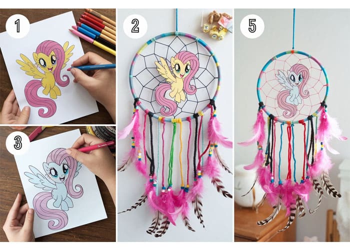 Designing a Fluttershy Dreamcatcher