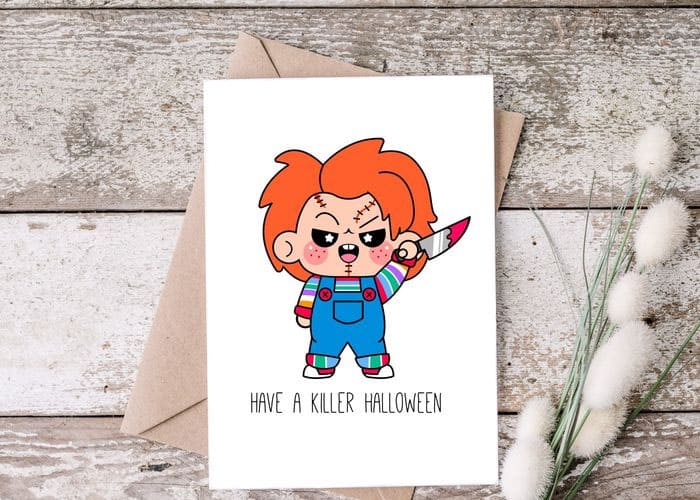 Fun Chucky Greeting Cards 