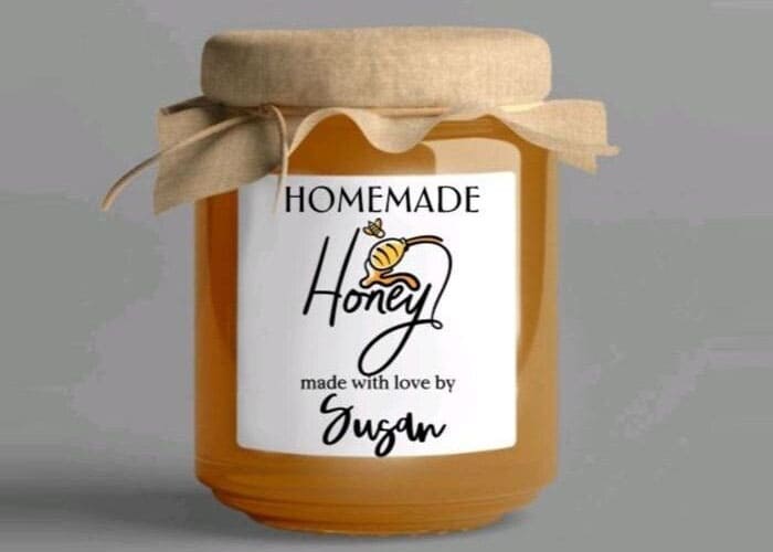 Honey Jar Labels