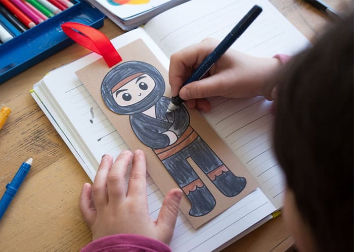 Make Ninja Bookmarks