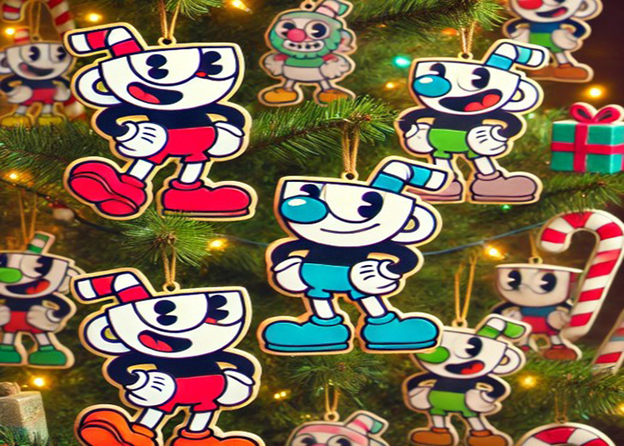 Making Cuphead Ornaments