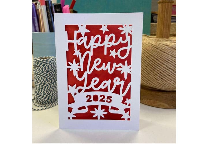 Making New Year’s Greeting Cards