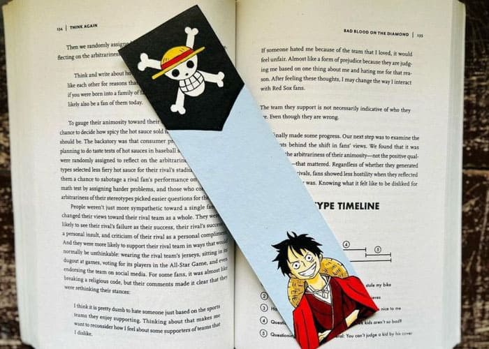 Making One Piece Character Bookmarks