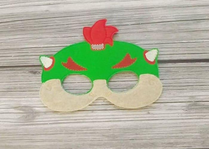 Making a Bowser Jr Mask