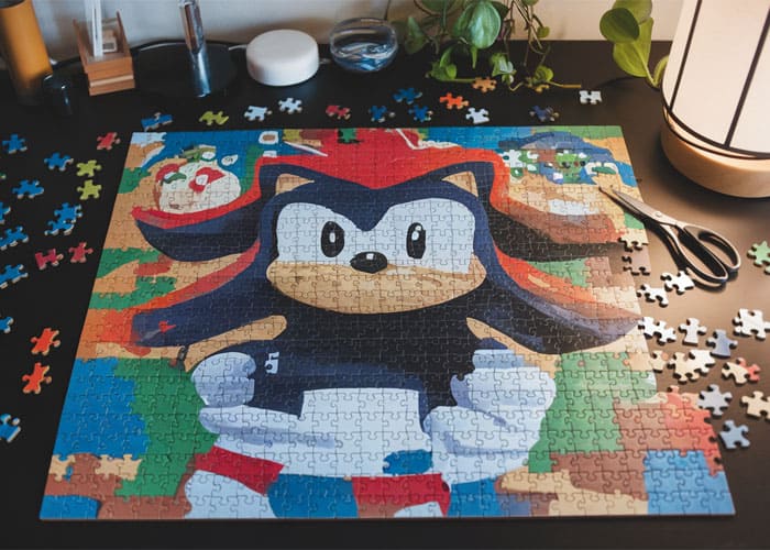 Making a Shadow the Hedgehog Puzzle