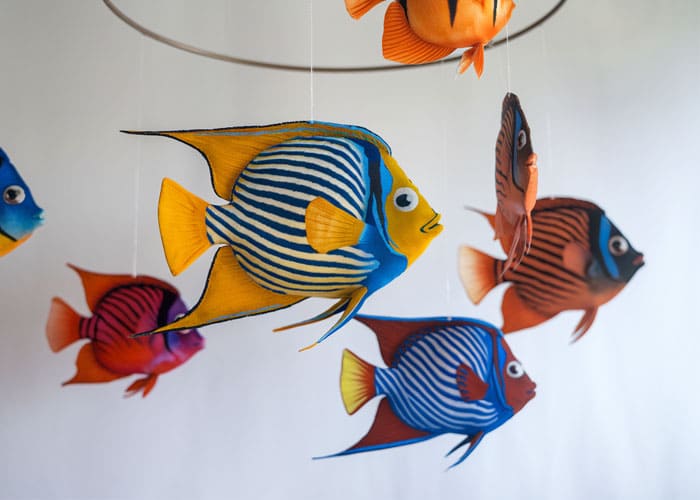 Ocean Mobile with Angelfish images