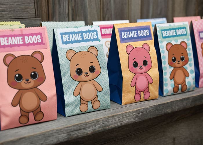 Personalized Beanie Boos Gift Bags