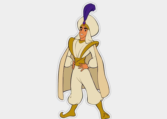 Transform Aladdin into a Cute Superhero