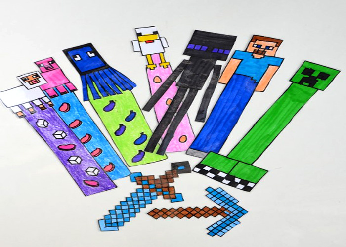 Turning Them Into Minecraft Bookmarks