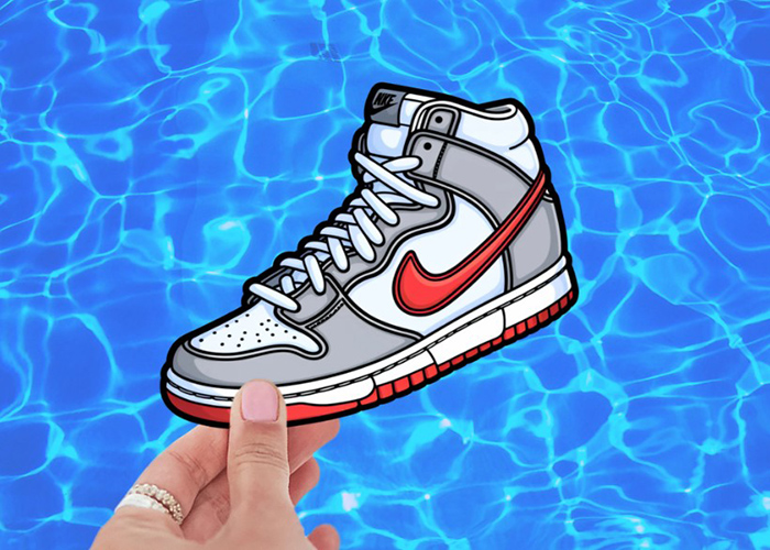 Turning Them Into Sneaker Stickers