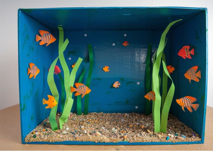 Underwater Diorama with Angelfish images