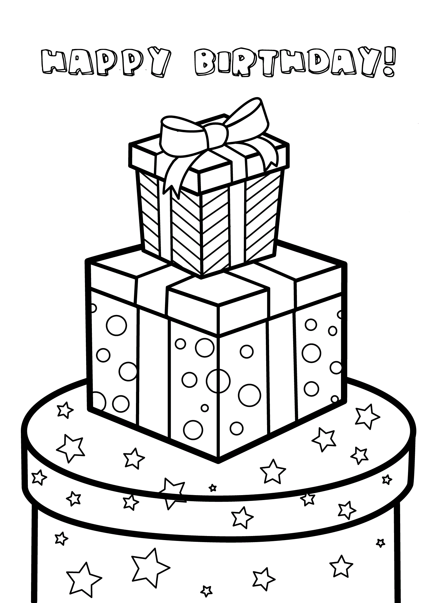 Geschenkdozen voor verjaardag – Gelukkige verjaardag van Happy Birthday