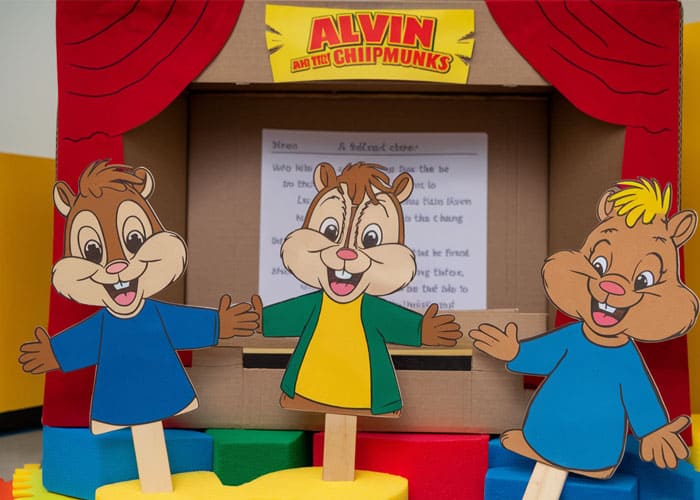 Family Puppet Theater with Alvin and the Chipmunks images