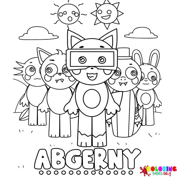 Abgerny Incredibox Coloring Pages