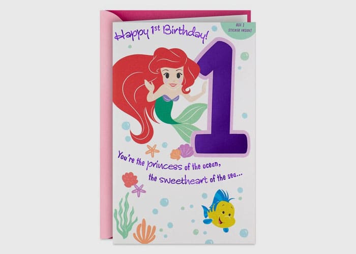 Ariel-Themed Greeting Cards