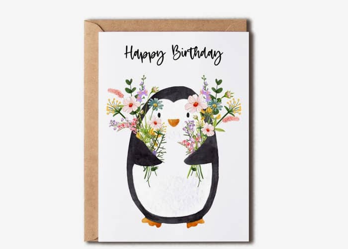 Birthday Card for February Babies