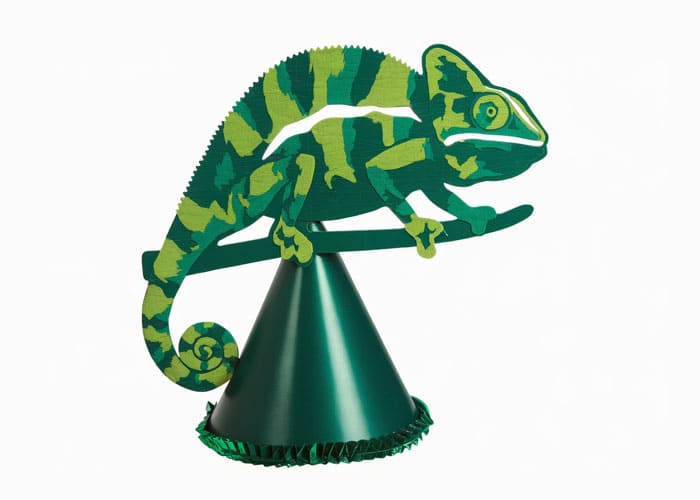 Chameleon Party Hats