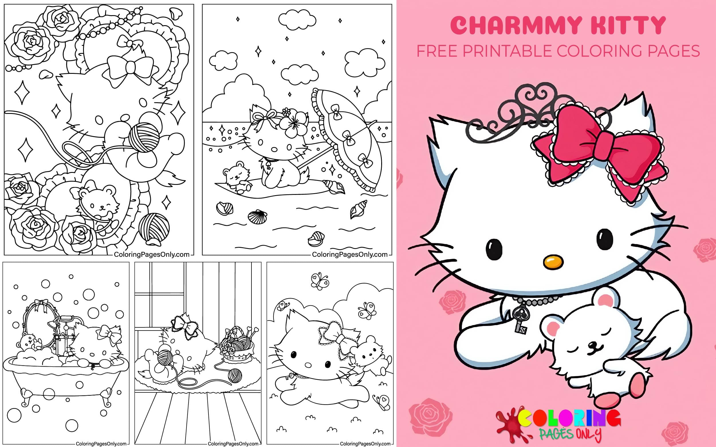 Hello Kitty 4th Of July Coloring Pages 2025 